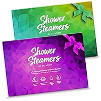 Cleverfy Shower Steamers 2 Pack - Every Shower Bombs Gift Set Includes 6X Aromatherapy Shower Steamers with Essential Oils for Relaxation