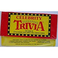 Vintage Celebrity Trivia Game (1984 Edition) By Nostalgia Lane, Inc.