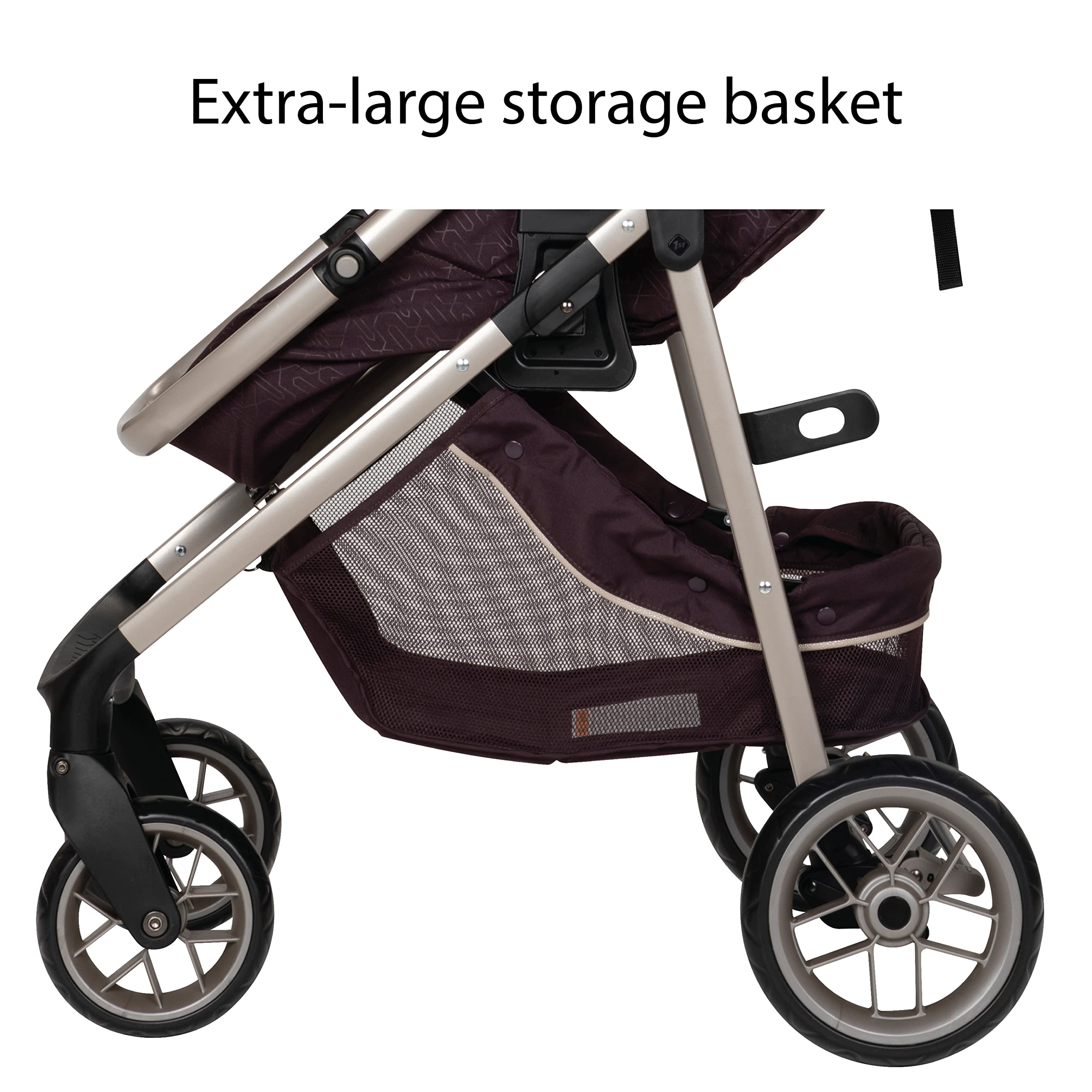 Safety 1st Deluxe Grow and Go Flex 8-in-1 Travel System, Weight Capacity from 4–35 lbs, High Street