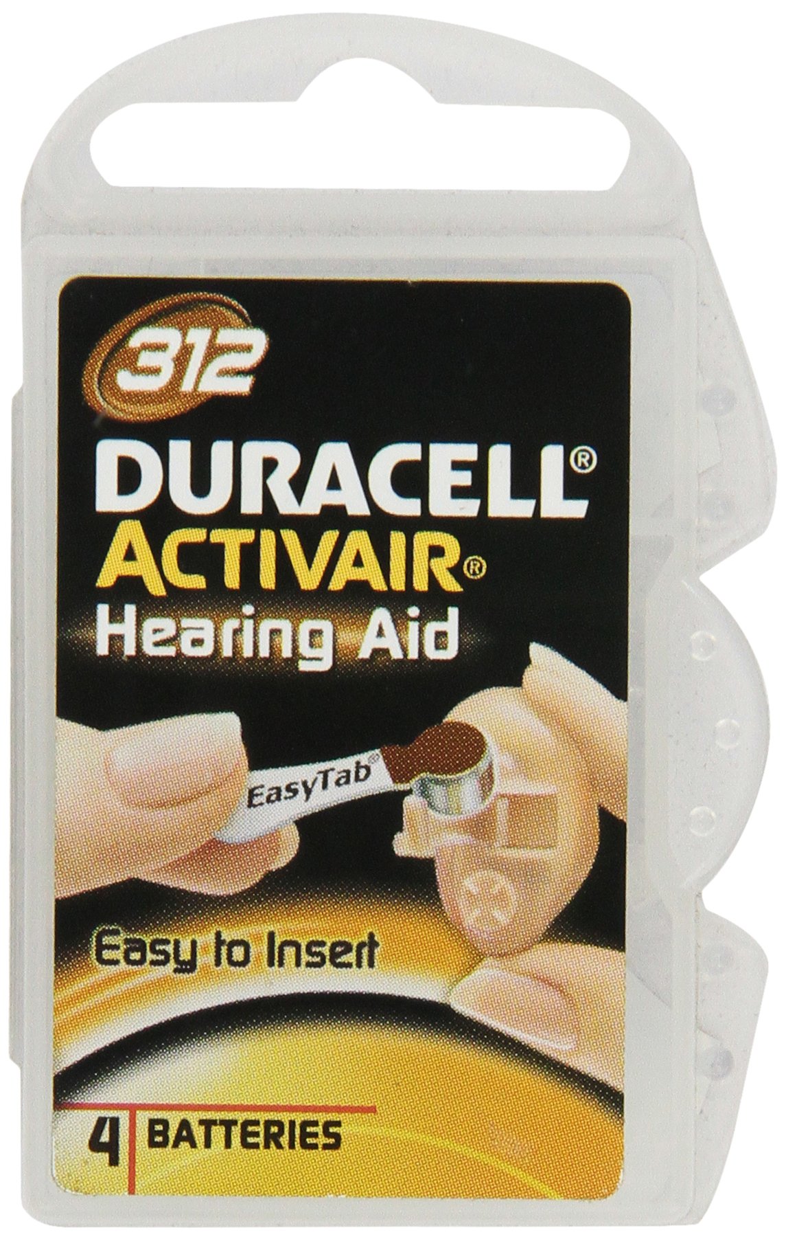 Duracell Activair Easy Tab Size 312 (40 batteries)