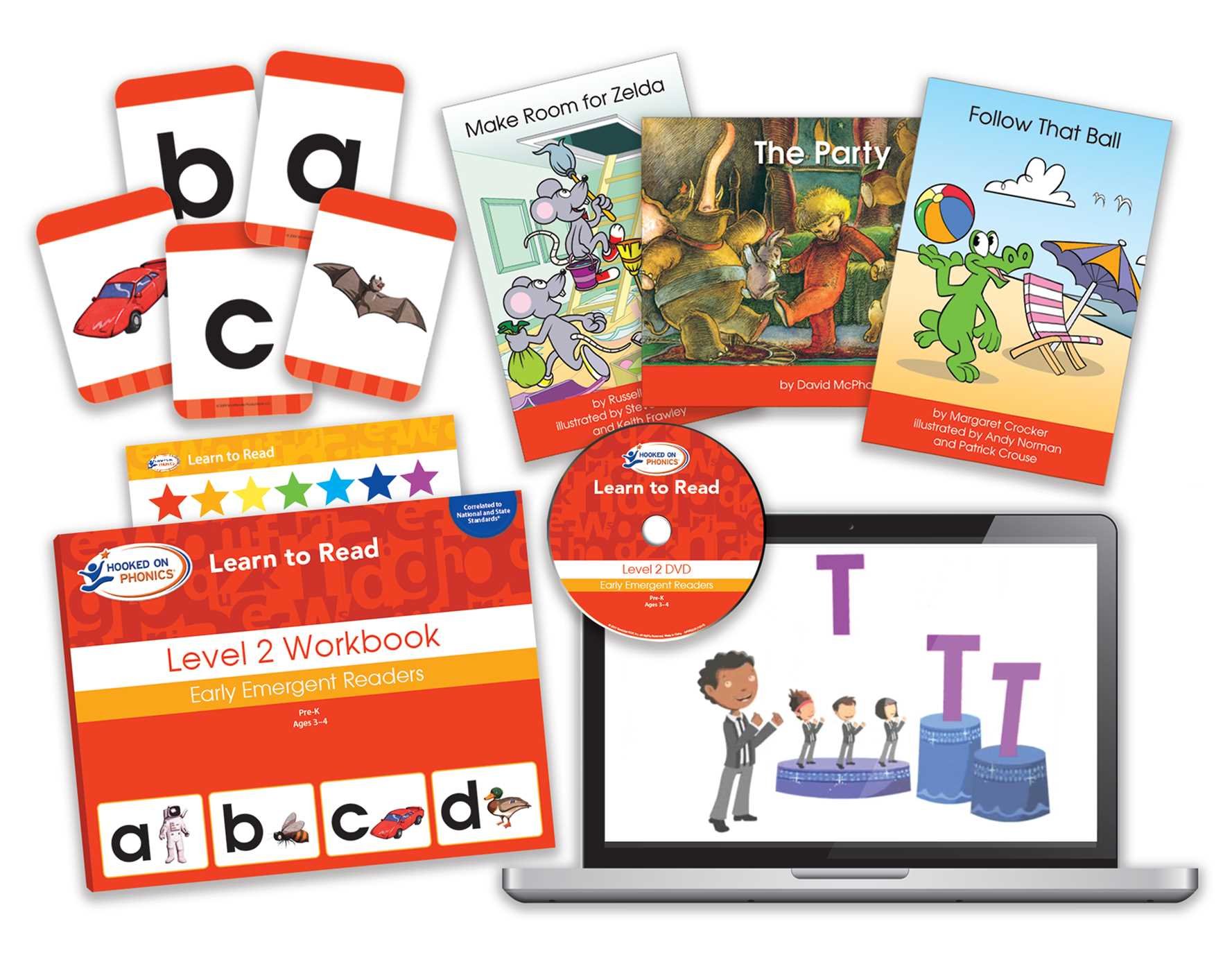 Hooked on Phonics Learn to Read - Level 2: Early Emergent Readers (Pre-K | Ages 3-4) (2)