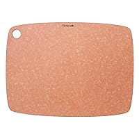 Wood Fiber Cutting Board for Kitchen, High Density Non-Porous Wooden Chopping Board, BPA Free, Dishwasher Safe, Knife Friendly, Eco-friendly, Reversible for Cutting Meat Bread Fruit, Wood