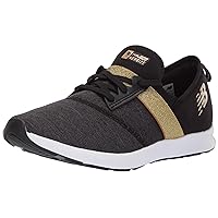 New Balance Kid's FuelCore Nergize V1 Sneaker, Black/Classic Gold, 5.5 W US Toddler