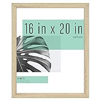 MCS Studio Gallery Frame, Natural Woodgrain, 16 x 20 in, Single