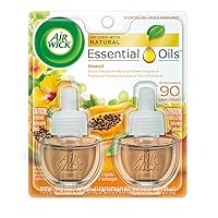 Scented Oil Twin Refill Hawaii Exotic Papaya & Hibiscus Flower (2X.67) Oz.