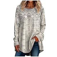 Oversize Long Sleeve Tee Shirts for Women Vacation Shirt Shirts for Women Hawaiian Shirt Shirts Long Sleeve Black Shirt Women Women Fall Fashion 2023 Blouses & Button-Down Ivory M