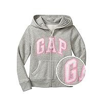 GAP girls Logo Hoodie Hooded Full Zip Sweatshirt