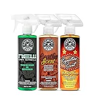 AIR_301 Best Air Freshener Kit - New Car Scent, Leather Scent & Signature Stripper Scent, (Great for Cars, Trucks, SUVs, RVs & More) (3) 16 fl oz Bottles