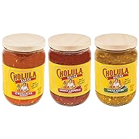 Cholula Salsa Variety Pack (Original, Smoky Chipotle, and Salsa Verde), 3 count