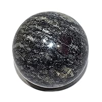 Sphere - Ruby Matrix Ball Size - (50 mm - 63 mm) 2-2.5 Inch Natural Chakra Balancing Crystal Healing Stone