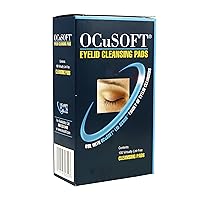 OCuSOFT Eyelid Cleansing Replacement Pads, White, 100 Count (Pack of 1)