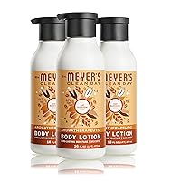 MRS. MEYER'S CLEAN DAY Body Lotion for Dry Skin, Non-Greasy Moisturizer Made with Essential Oils, Oat Blossom, 16 fl. oz - Pack of 3
