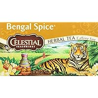 Celestial Seasonings Herbal Tea - Bengal Spice - Caffeine Free - 20 Count (Pack of 6)