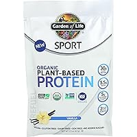 Organic Plant Based Vanilla Sport Protein, 1.5 OZ