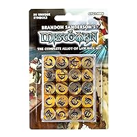 Mistborn Alloy of Law Dice Set by Crafty Games - RPG Dice Set, Ages 13+