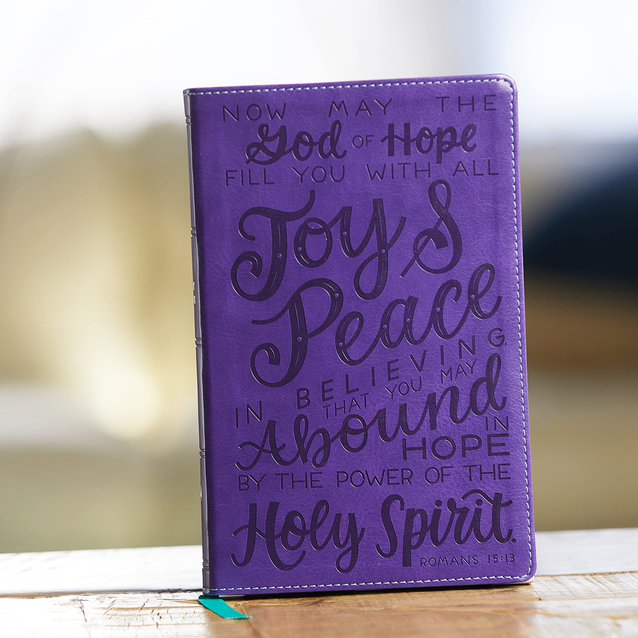 NKJV, Holy Bible for Kids, Verse Art Cover Collection, Leathersoft, Purple, Comfort Print: Holy Bible, New King James Version