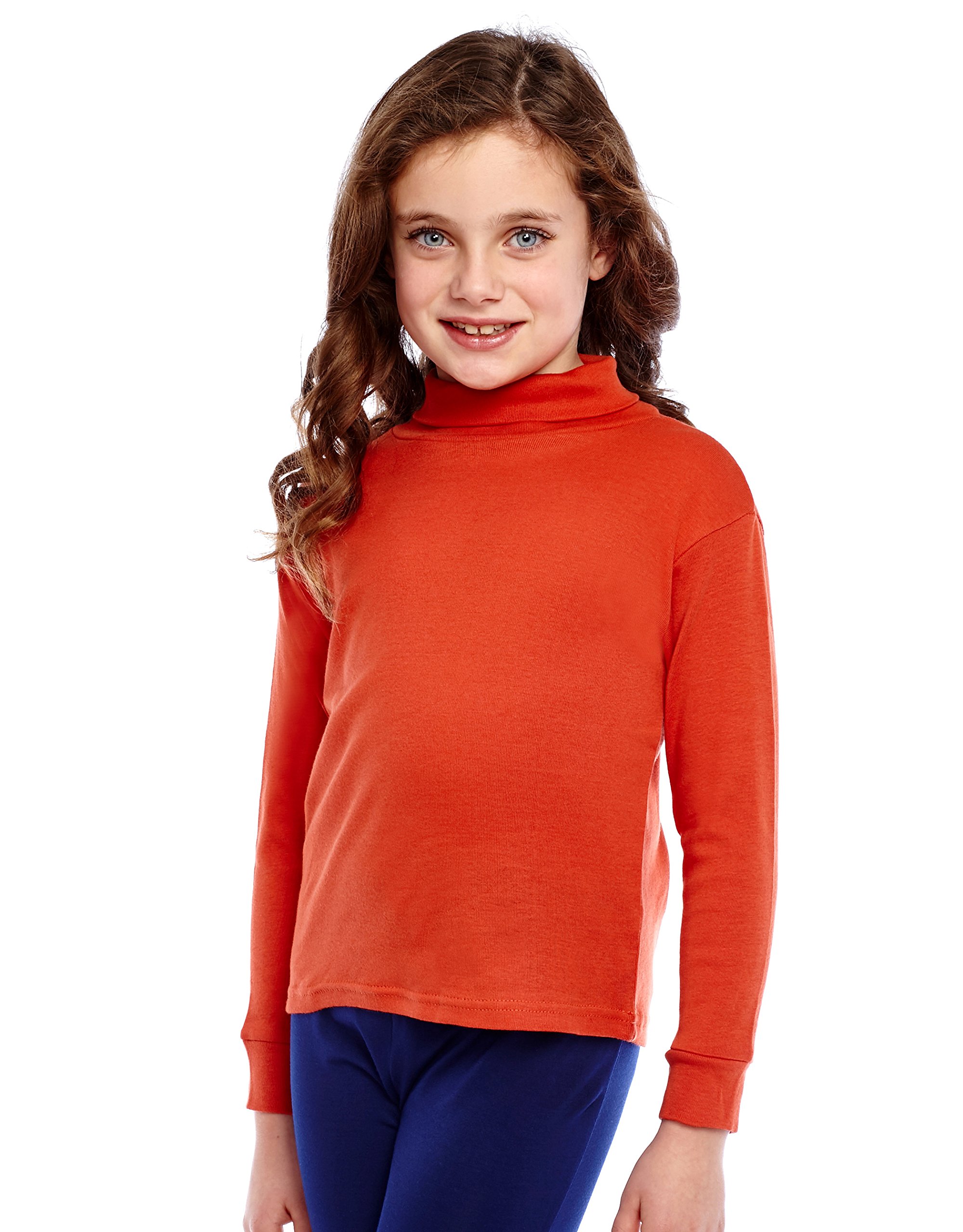 Leveret Girls Boys & Toddler Solid Turtleneck 100% Cotton Kids Shirt (2 Toddler-14 Years) Variety of Colors