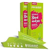 PeeBuddy 80 Funnels Portable Female Urination Device | Disposable Female Urinal Funnel | Travel, Camping, Hiking and Outdoor Activities | Discreet and Compact Stand and Pee Funnel for Women, Girls