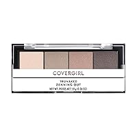 TruNaked Quad Eyeshadow Palette, Zenning Out, 6 Shades, 0.06 Fl Ounces, Shimmer Fade-Proof Formula, Pigmented Shades