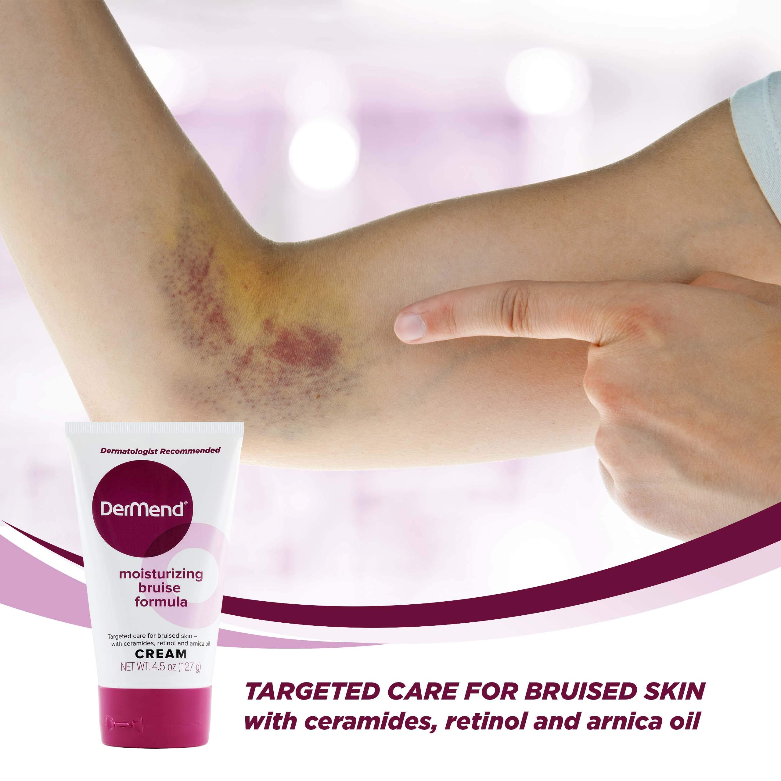 Dermend Moisturizing Arnica Montana Bruise Cream: Vitamin K Moisturizer Formula to Reduce The Appearance of Bruising - Restore, Rejuvenate & Repair Thin, Bruised Skin on Arms, Legs & Hands - 4.5 Oz