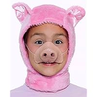 Forum Novelties Child Size Animal Costume Pink Piglet Hood and Nose Mask