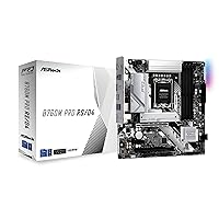 ASRock B760M Pro RS/D4 Motherboard, Compatible with Intel 12th and 13th Generation CPU (LGA1700), B760 Chipset, DDR4 Micro ATX Motherboard