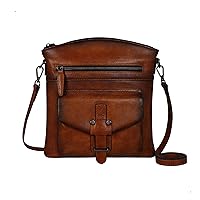 HESHE Leather Purses for Women Shoulder Handbags Satchel Bag Crossbody Purse Tote Bag