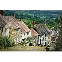 UK England Shaftesbury Jigsaw Puzzle for Adults 1000 Piece Wooden Travel Gift Souvenir