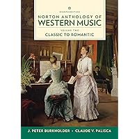 Norton Anthology of Western Music Norton Anthology of Western Music Spiral-bound Paperback Hardcover Sheet music