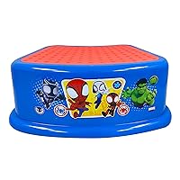 Ginsey Spidey and His Amazing Friends Team Up Step Stool - Kids Step Stool, 1 Count, 1.07 pounds