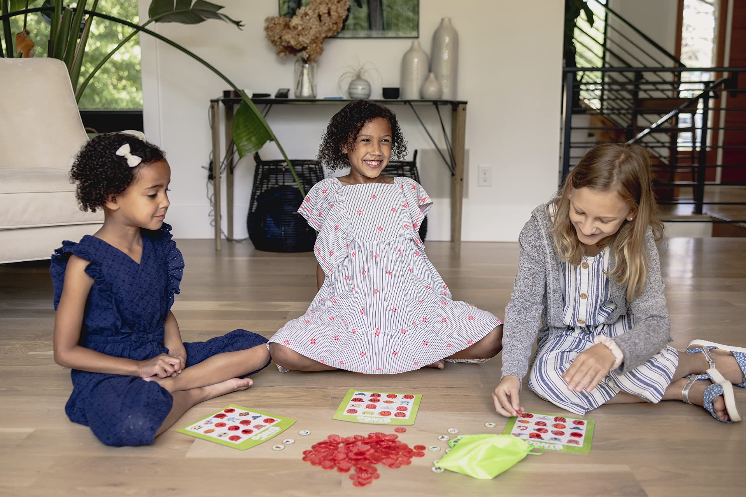 Chuckle & Roar - Family Bingo - Game Night Staple - Counting and Matching Skills for Kids - Classic Game Perfect for preschoolers