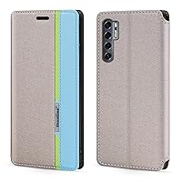 for TCL 20 Pro 5G Case, Fashion Multicolor Magnetic Closure Leather Flip Case Cover with Card Holder for TCL 20 Pro 5G (6.67”)