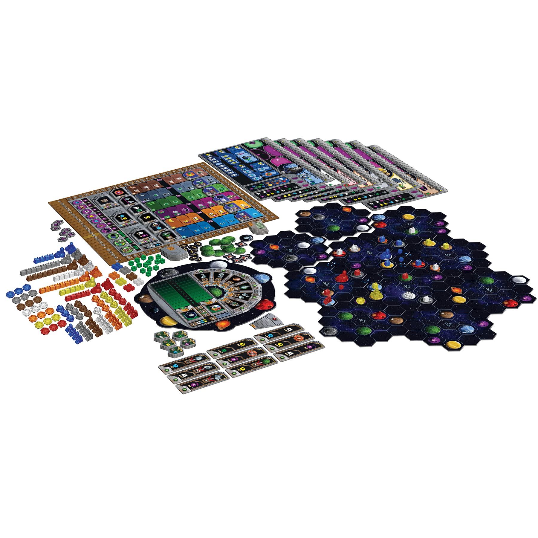 Capstone Games: Gaia Project, Strategy Board Game, A Follow Up Game From Terra Mystica, Includes a Challenging Solo Mode, 1 to 5 Players, Ages 14 and Up