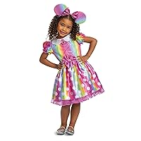 Disguise Rainbow Minnie Mouse Toddler Costume