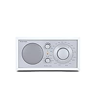 Model One AM/FM Table Radio in White/Silver