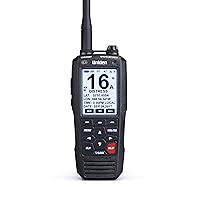 Uniden MHS335BT 6W Class D Floating Handheld VHF Marine Radio with Bluetooth, Text Message Directly To Other Vhf Text Message Capable Radios, IPX8 Submersible Design