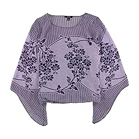 Alfani Womens -Sleeve Pullover Blouse