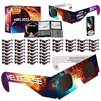 Solar Eclipse Glasses AAS Approved 2024 - [50 Pack] Trusted for Direct Solar Eclipse Viewing - ISO 12312-2 & CE Certified