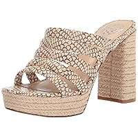 Vince Camuto Women's Footwear Patrest Raffia Platform Sandal Heeled