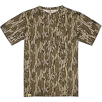 Mossy Oak Mens Camo Hunting Shirt Short Sleeve Cotton