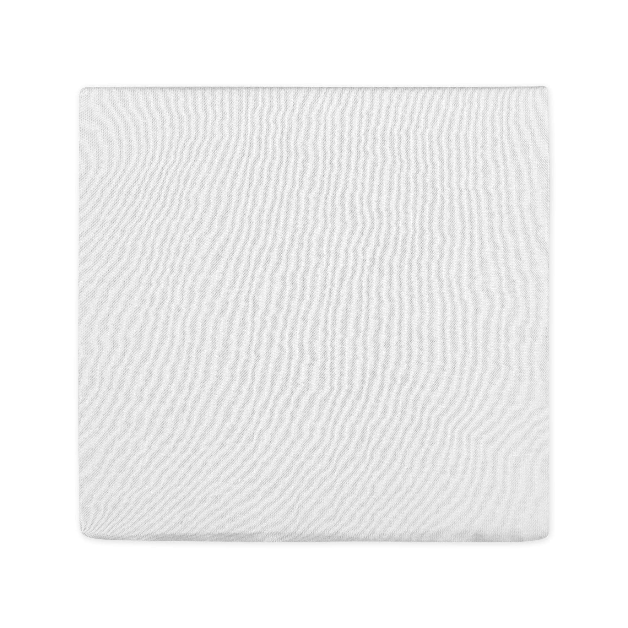 HonestBaby unisex baby Organic Cotton Changing Pad Cover and Toddler Sleepers, Bright White, One Size US