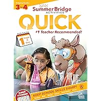 Summer Bridge Activities® Quick Workbook―Bridging Grades 3 to 4 With 1 Page A Day of Reading, Math, Science, Social Studies, Fitness, Outdoor Learning, Activity Book With Stickers, Ages 8-9 (80 pgs)