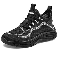 RUNSIDE Boys Girls Sneakers, Lace up Kids Tennis Shoes for Walking/Running Lightweight Breathable Gym Shoes Outdoor, Little Kid/Big Kid