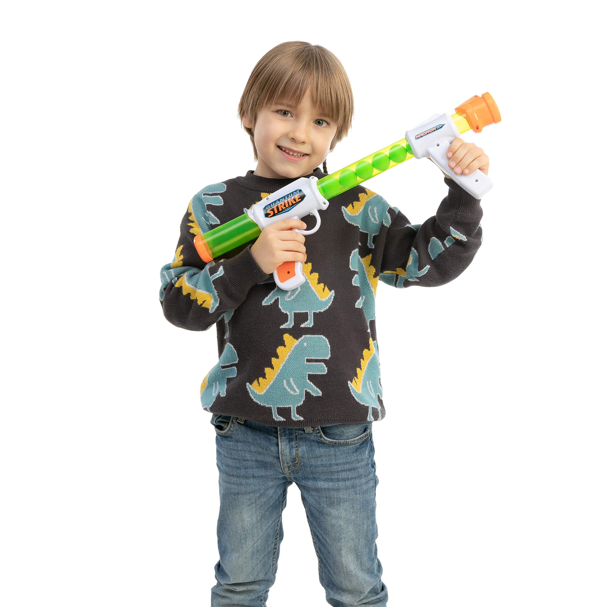 JOYIN Foam Ball Popper Gun Toy Set with Standing Shooting Target, Foam Ball Popper Air Toy Guns, 24 Foam Balls, Shooting Game for Kids Indoor Outdoor Play