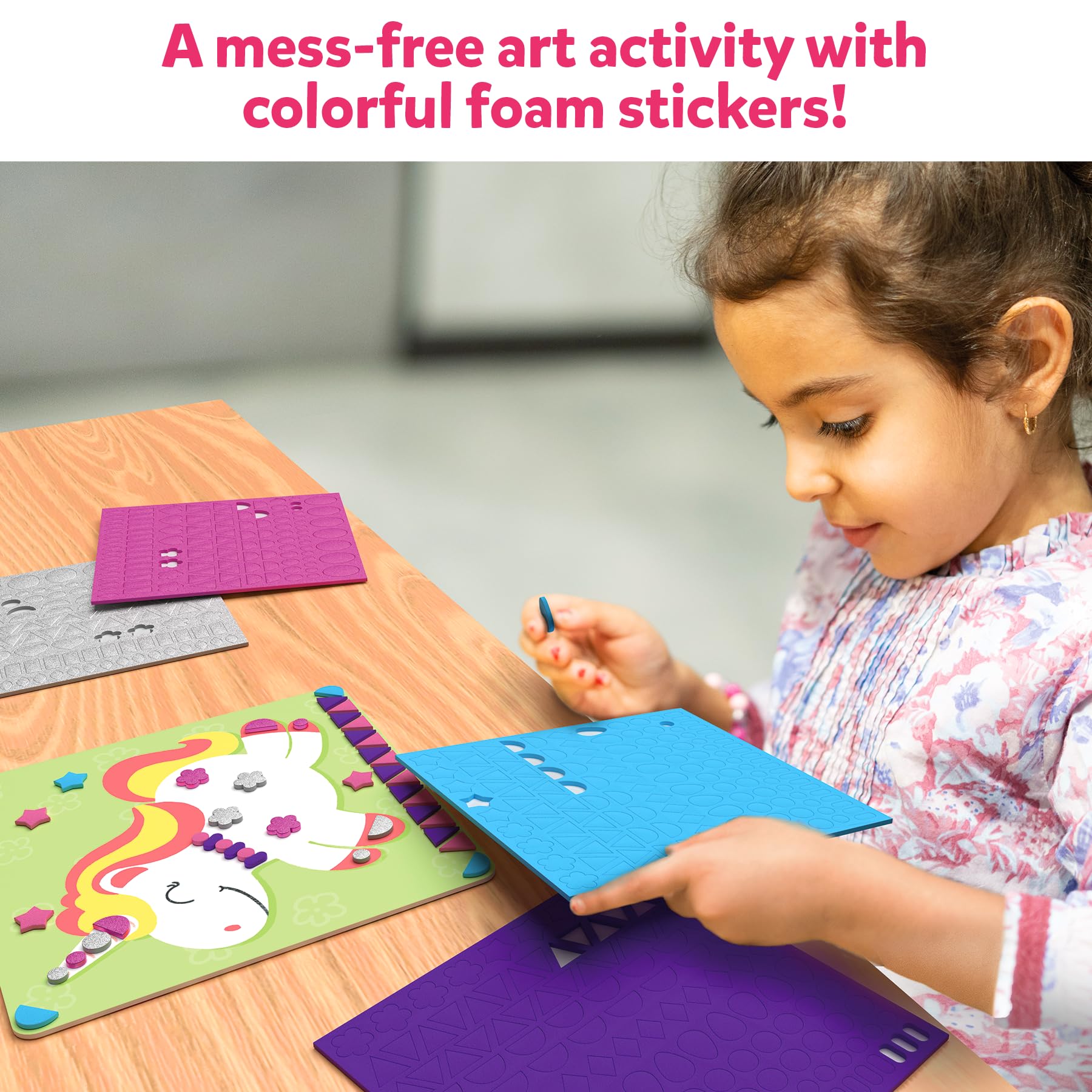 Skillmatics Dot It & Fun with Foam Unicorns & Princesses Theme Bundle, Art & Craft Kits, DIY Activities for Kids