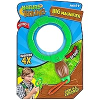 Nature Bound Big Magnifying Lense Toy, Green with Orange and Brown Trim, Model: NB504