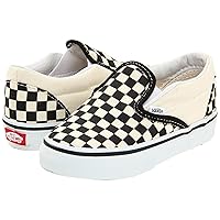 Vans Unisex Baby Classic Slip-On - Black/White Checkerboard Size 8 Toddler