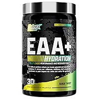 Nutrex Research EAA Hydration | EAAs + BCAAs Powder | Muscle Recovery, Strength, Muscle Building, Endurance | 8G Essential Amino Acids + Electrolytes | Maui Twist Flavor 30 Serving