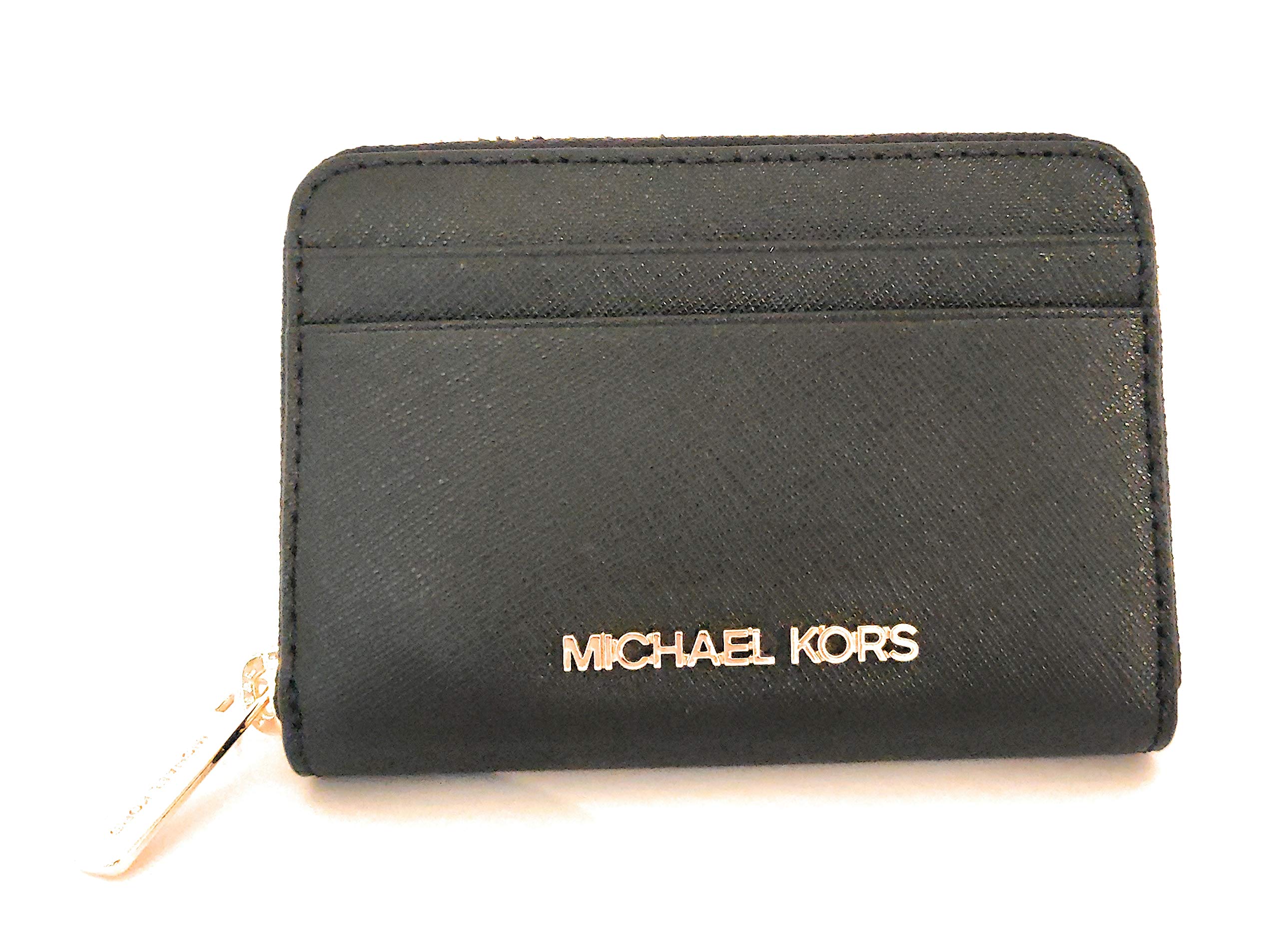Michael Kors Jet Set Black Leather Billfold Wallet 34F9GAFW4L001  Womens  accessories  Accessories