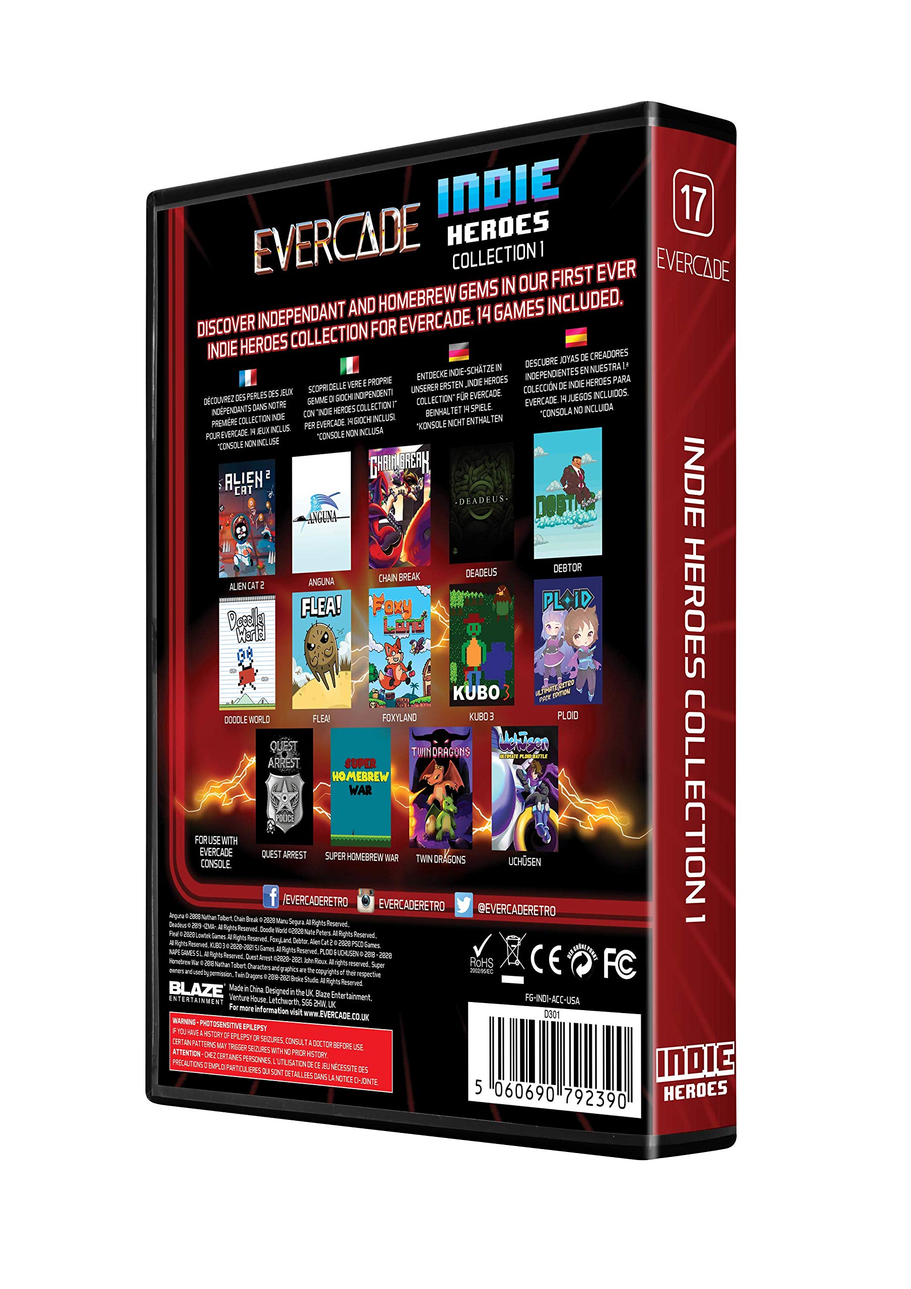 Blaze Evercade Indie Heroes Collection 1